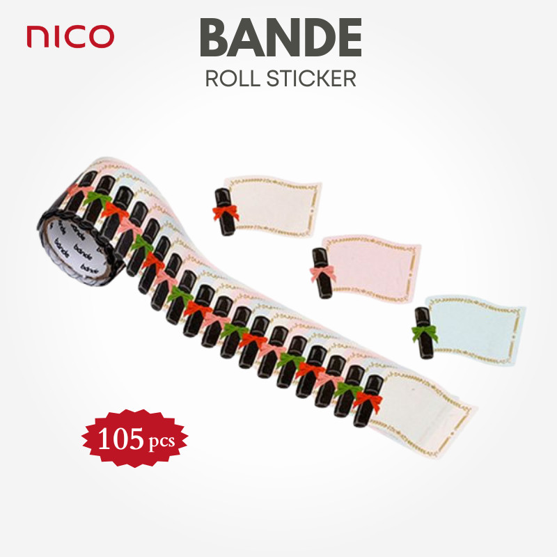 NISHIKAWA Communications BANDE Writable Washi Roll Sticker - Certificate BDA526