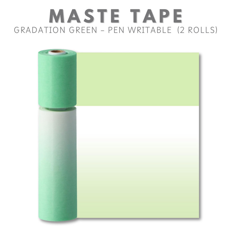 Water-based pen writable masking tape, perforated, slim, 2 rolls 