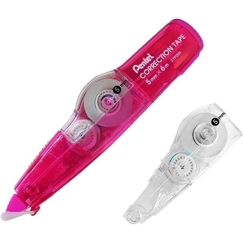 Nova Fita ROLL ON Corretiva roll on Pentel 5mm X 6 Metros Corretivo Refil EXTRA