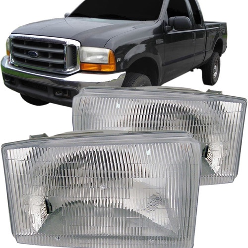PAR FAROL F250/F350 1998 A 2004 CROMADO