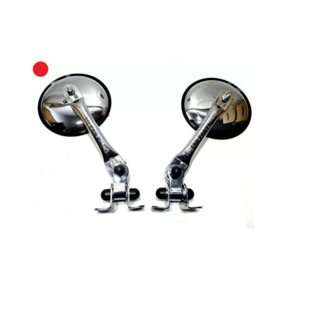 Par De Retrovisor F 100,f 350,f 1,f 75 Metal Cromado
