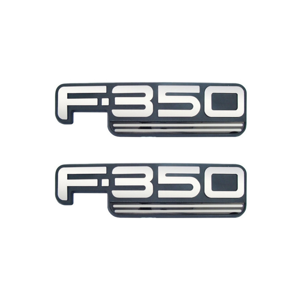 Par Emblemas “F-350” Cromado para Ford F-350 1998/2019 - 09410.1