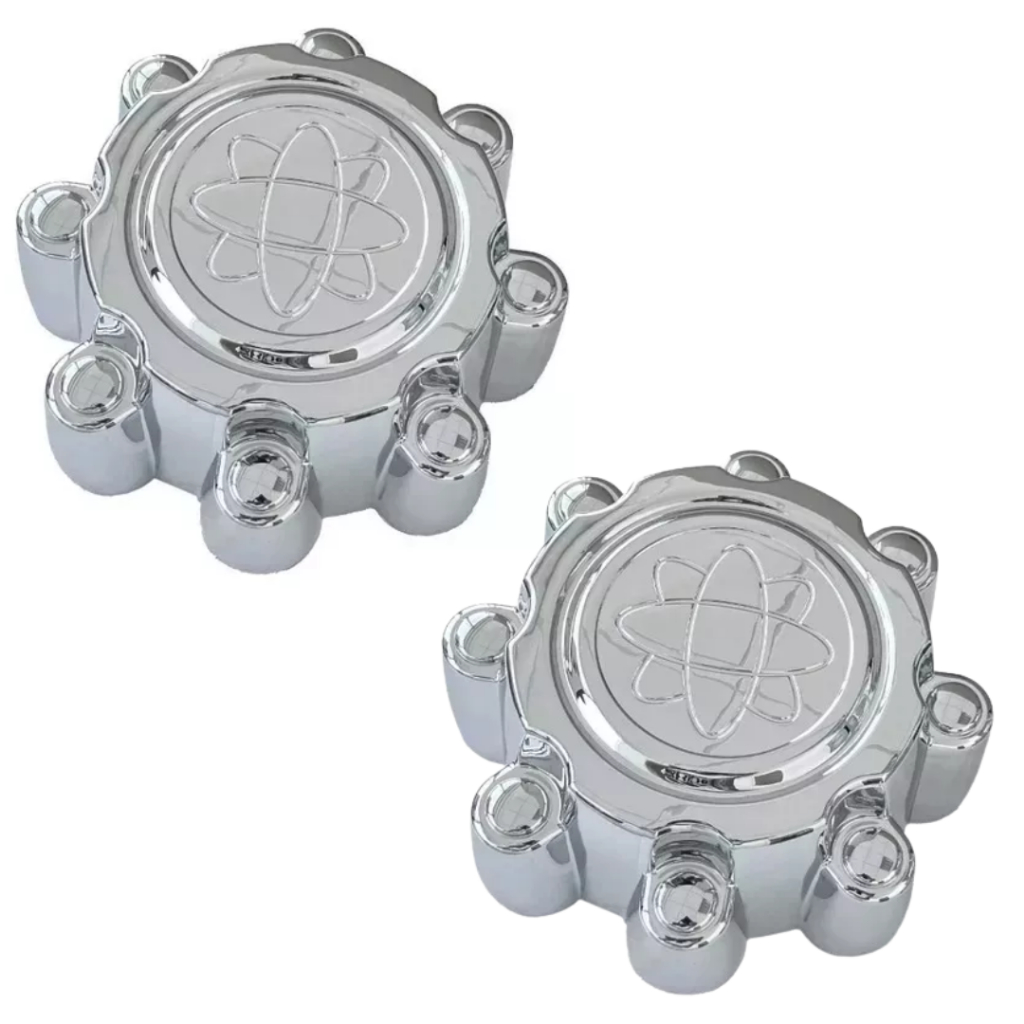 Par de calotas para F-250 F-350 cromadas espelhas Ford (Kit com 2 unidades)