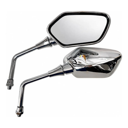 Par Espelho Retrovisor Cromado Xlr Xlx Xls 125 200 250 350