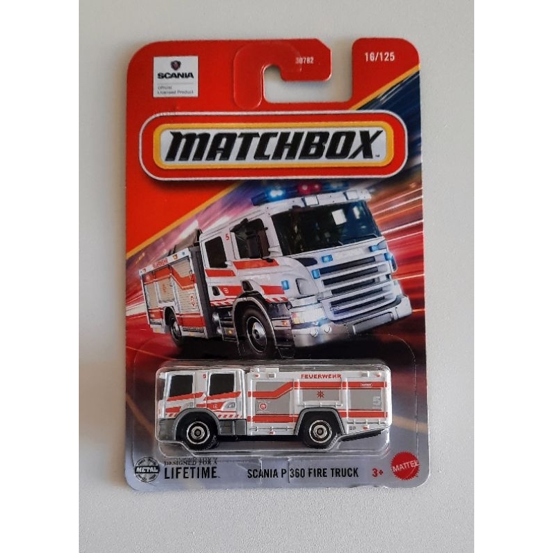 MATCHBOX - SCANIA P360 FIRE TRUCK