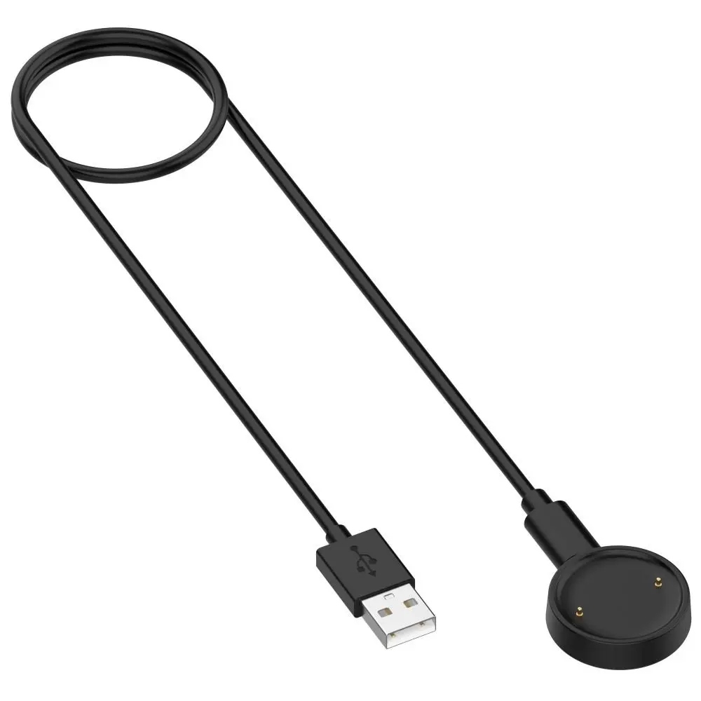 Carregador Usb Compatível Com Smartwatch Amazfit Bip 6 de 1 metro