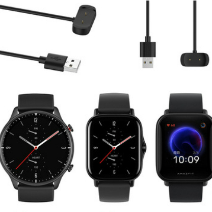 Cabo Carregador Usb Para Smartwatch Amazfit Bip U /Bip u proGTR 2 /GTS 2 mini/gts4 mini/bip3/3pro