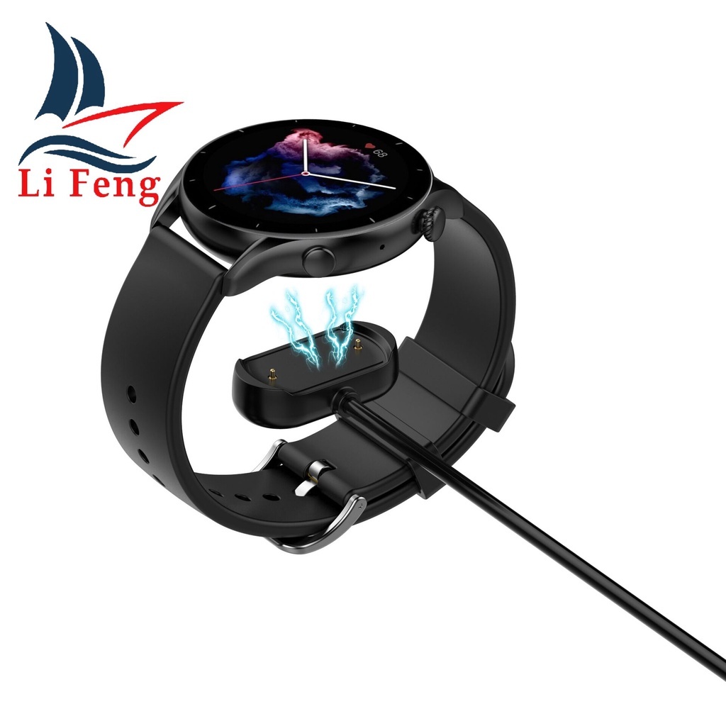 Cabo Carregador Usb Para Smartwatch Amazfit Bip U/Bip3Pro/Bip5/GTR2 GTS 2 mini Amazfit Rex pro