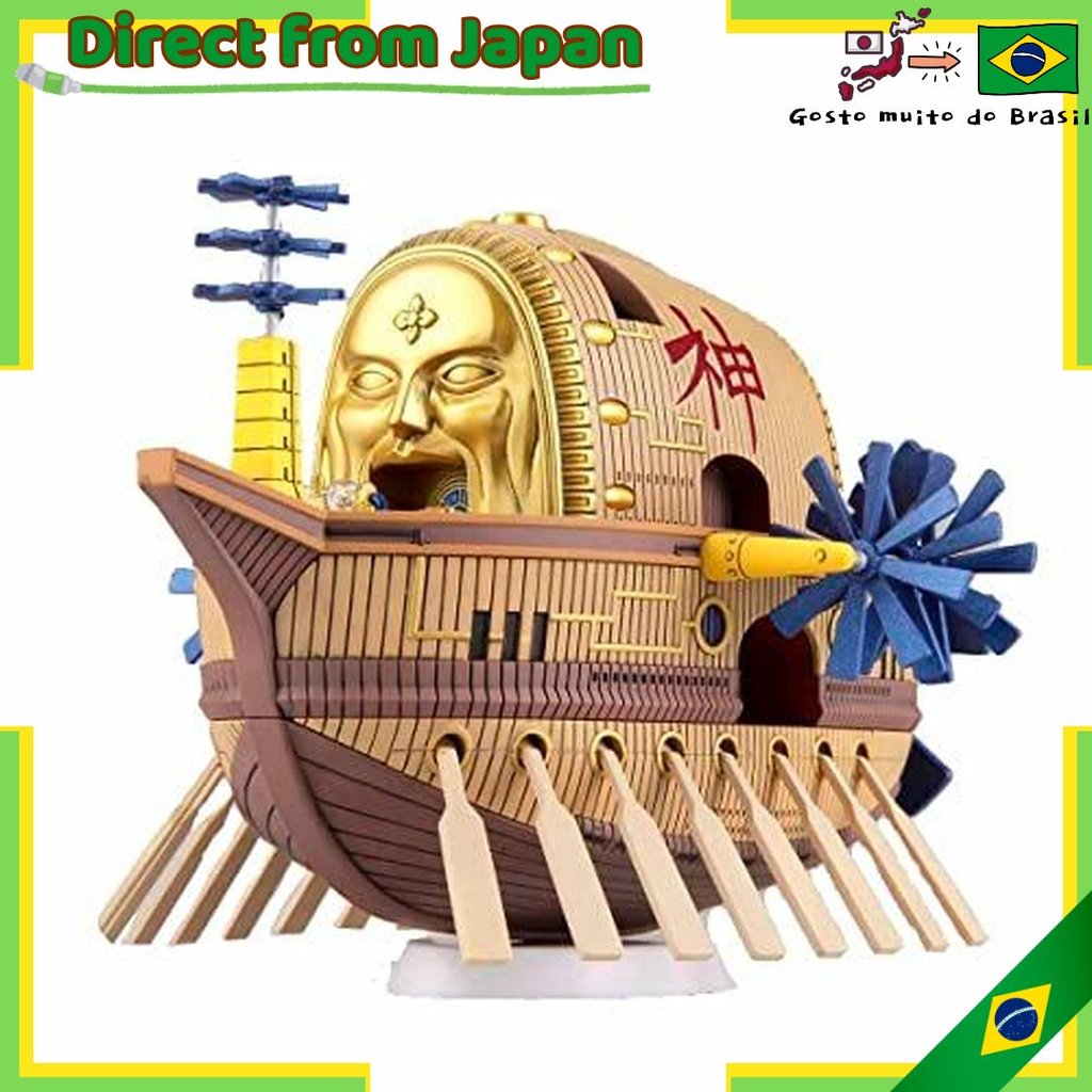 【direto do Japão】 Kit de modelo de plástico pré-colorido BANDAI SPIRITS One Piece Grand Ship Collec