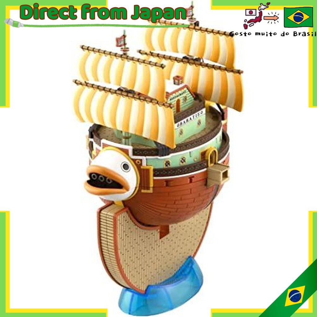 【direto do Japão】 Kit de modelo de plástico pré-colorido BANDAI SPIRITS One Piece Grand Ship Collec