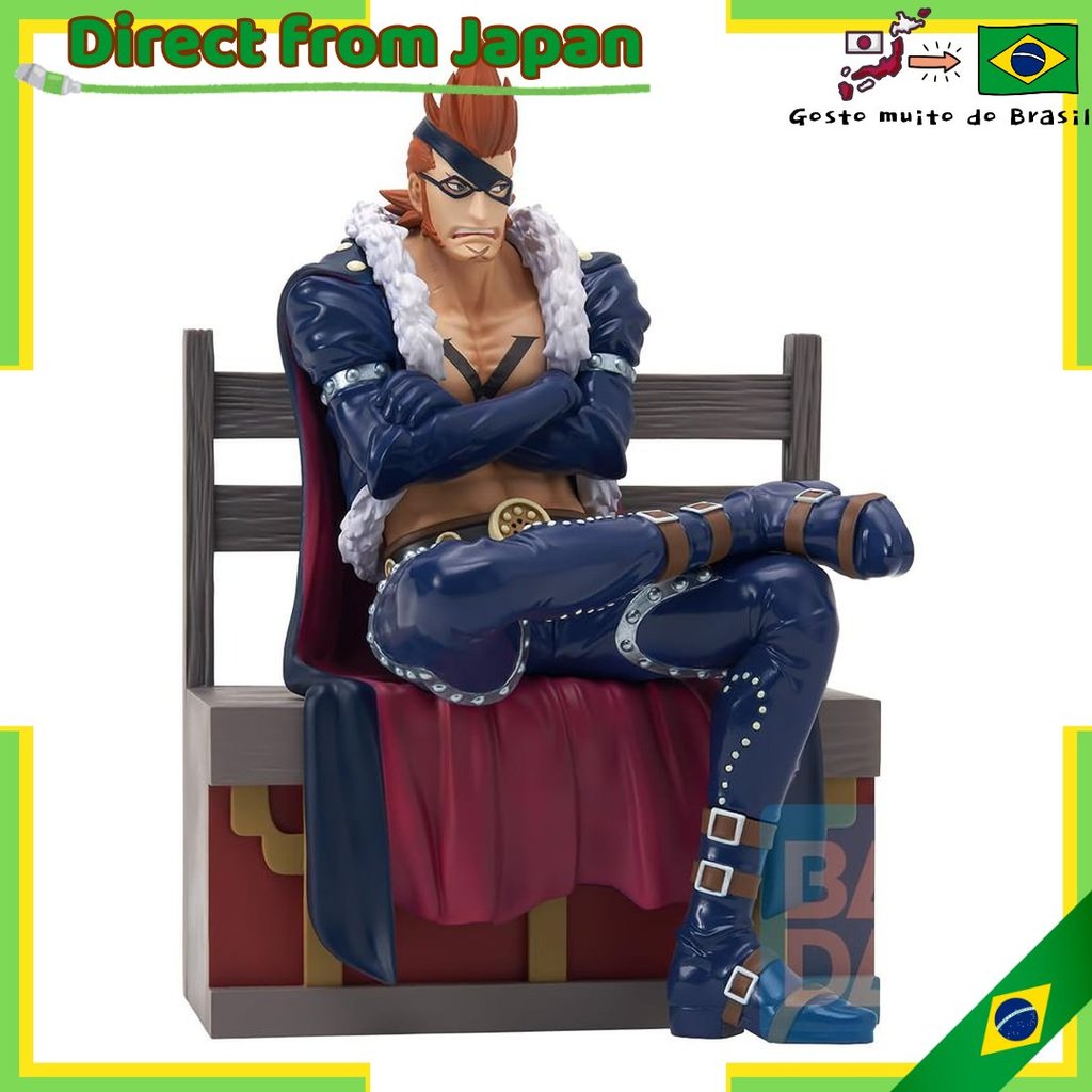 【direto do Japão】 Figura da Coleção Bandai Spirits Ichiban Sho One Piece X-Drake Tobiroppo