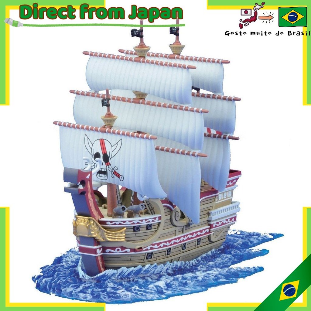 【direto do Japão】 BANDAI SPIRITS ONE PIECE Grand Ship Collection Red Force (Da animação ONE PIECE)