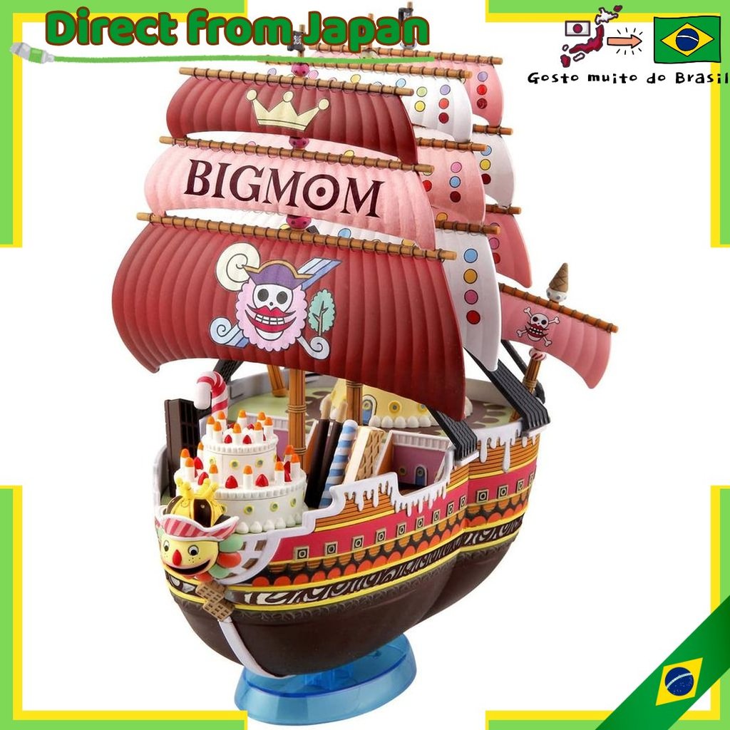 【direto do Japão】 Kit de modelo de plástico BANDAI SPIRITS One Piece Grand Ship Collection Queen Ma