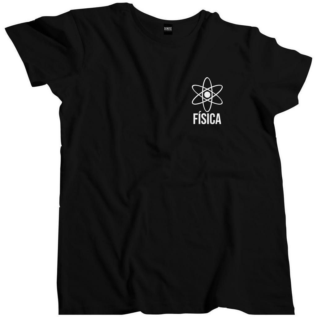 Linda Camiseta Unissex T-shirt Camisa Masculina Curso Faculdade Física Físico Ciências Fac 148 Envio Imediato 100% Algod