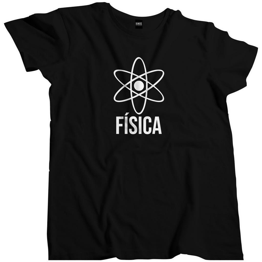 Linda Camiseta Unissex T-shirt Camisa Masculina Curso Faculdade Física Físico Ciências Fac 147 Envio Imediato 100% Algod
