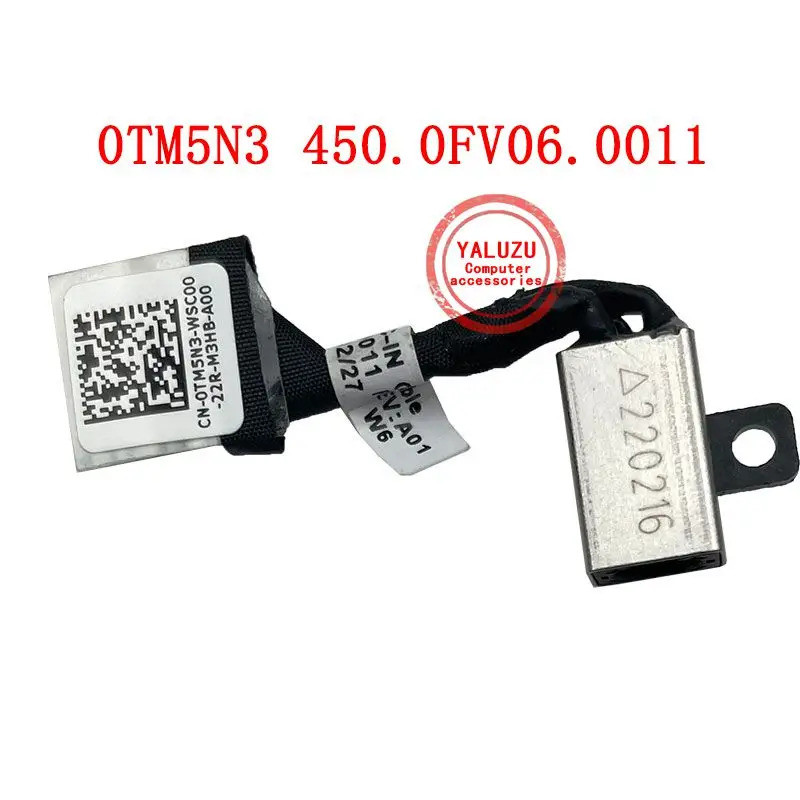 Novo Cabo De Alimentação DC Para Laptop , Dell Latitude 3400 3500 Inspiron 5584 5583 P86F P85F 0TM5N3 450.0FV06.0011