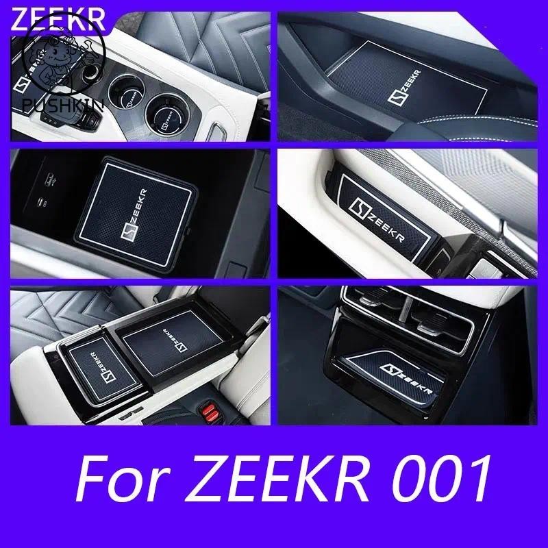 Para geely ZEEKR 001 2023 2024 Console Central De Carregamento Sem Fio Almofada De Borracha Esteira Modificação Interior