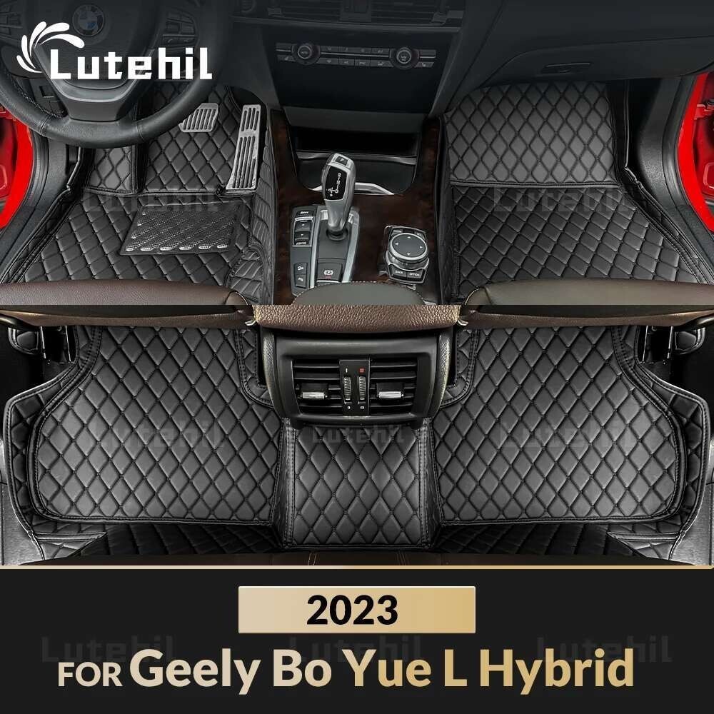 Tapetes De Carro Personalizados Para Geely Bo Yue L Híbrido 2023 Capa De Carpete De Automóvel Detalhes Interiores Acessó