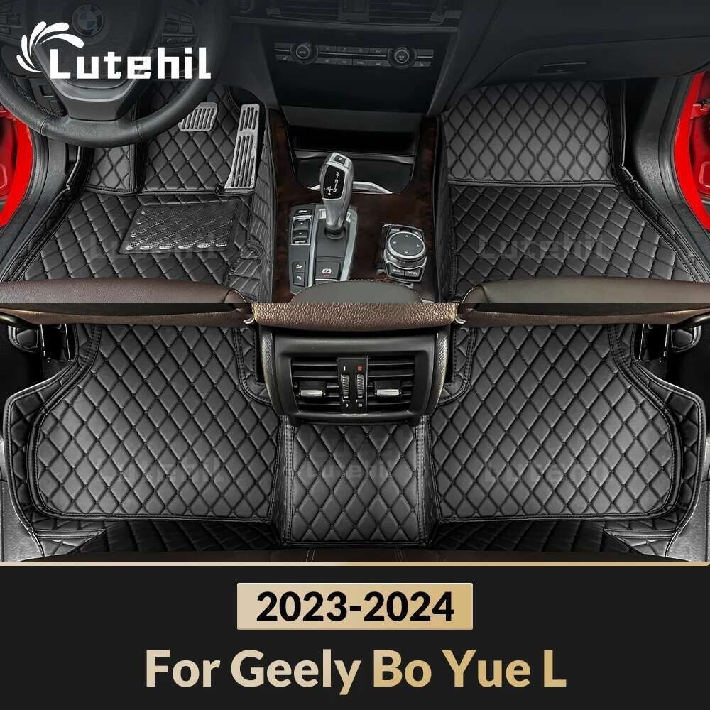 Para Geely Bo Yue L Híbrido 2023-2024 Tapetes De Carro Personalizados Capa De Tapete De Automóvel Detalhes Interiores Ac
