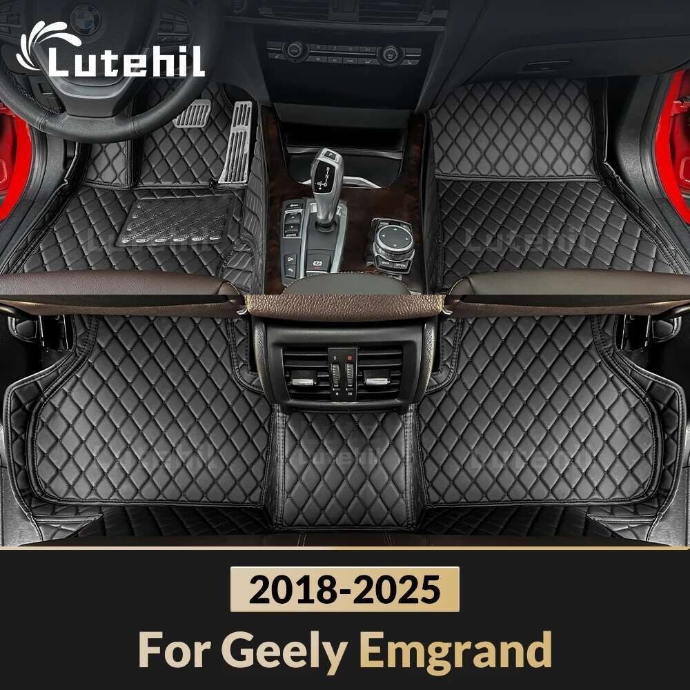 Para Geely Emgrand 2018-2025 2024 2023 2022 2021 2020 2019 Tapetes De Chão Do Carro Personalizado Auto Pé Almofadas Tape