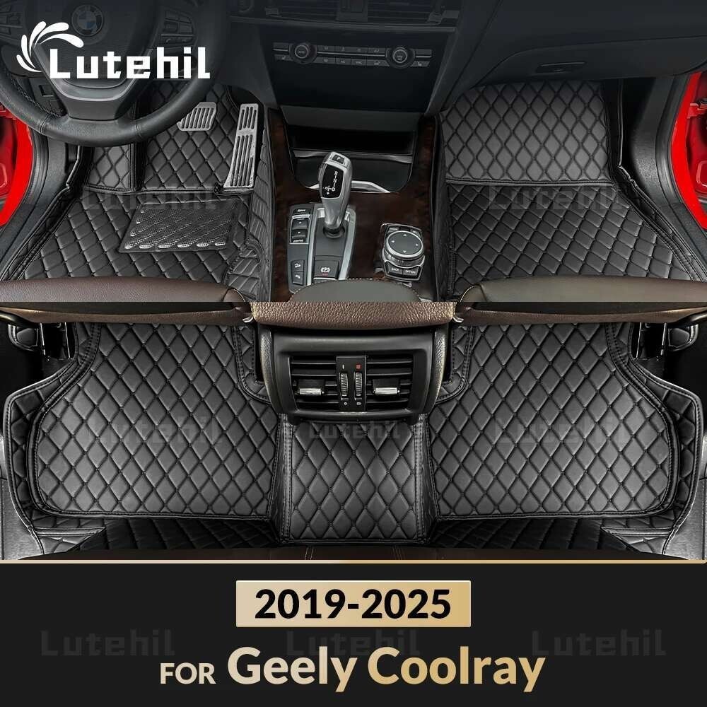 Para Geely Coolray 2019 2020 2021 2022 2023 2024 2025 Tapetes De Chão Do Carro Personalizado Auto Pé Almofadas Capa Aces