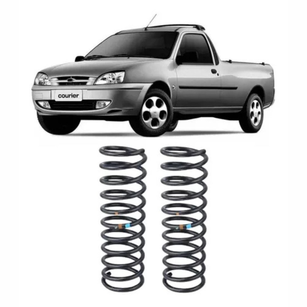 Par Mola Espiral Dianteira PickUp Courier 1.3 1999 ...