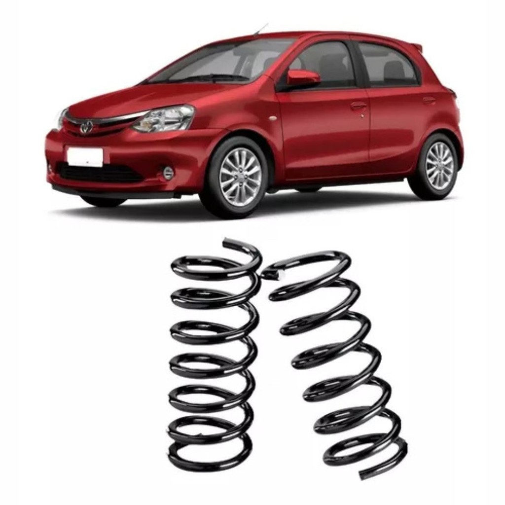 Par Mola Espiral Traseira Etios 1.3 1.5 16V X Xs Xls Cross 2012...