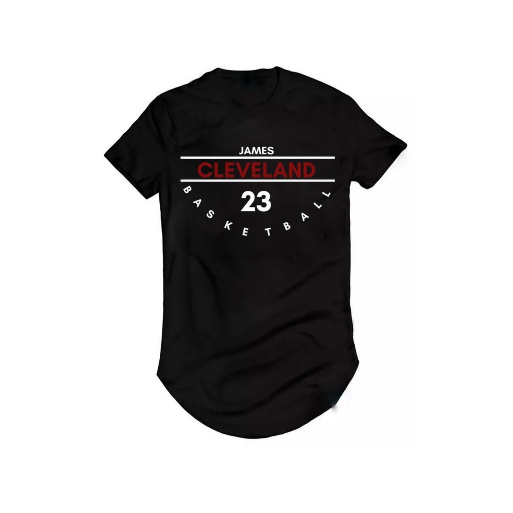 Camiseta Longline King James Cleveland Cavalier Basquete