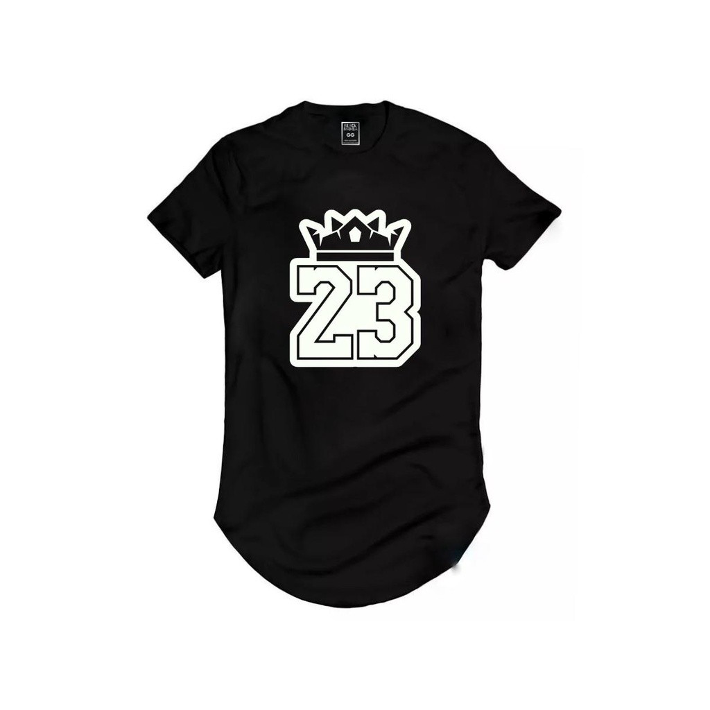 Camiseta Longline King James King 23 LA Cavalier Basquete
