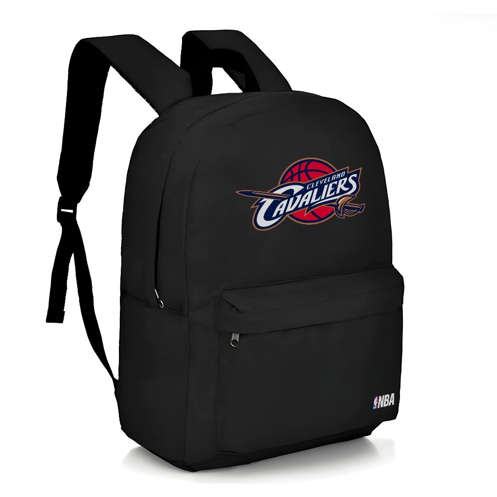 Mochila Escolar Infantil Times Basquetes Volta as Aulas Bolsa Unissex Estampada Cleveland Cavaliers