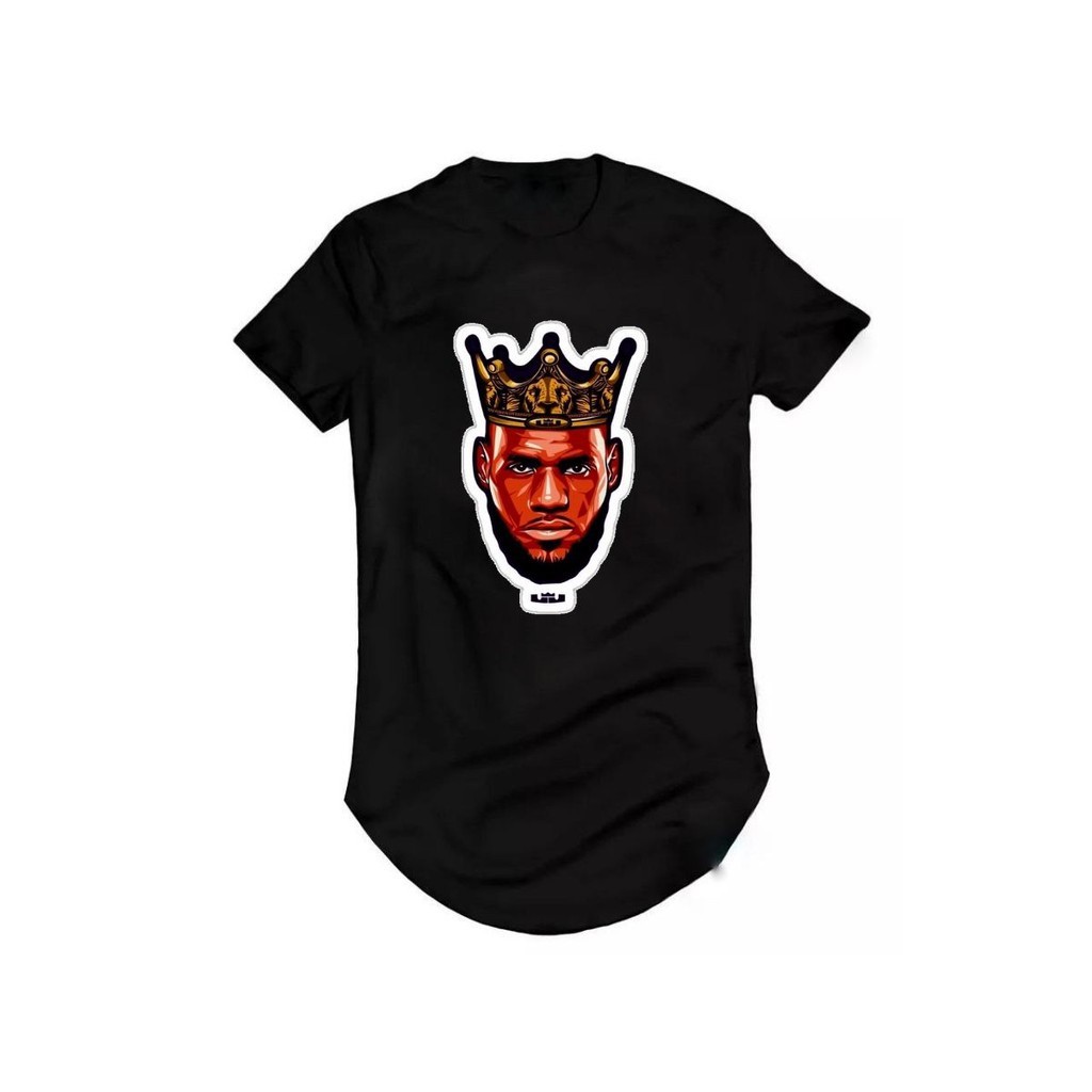 Camiseta Longline King James Cavalier Miami Heatt Basquete 2