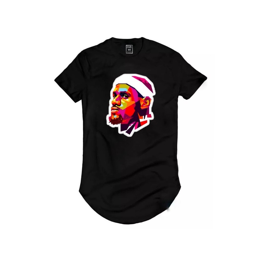 Camiseta Longline King Lebron James Cavalier Miami Heatt Basquete 3