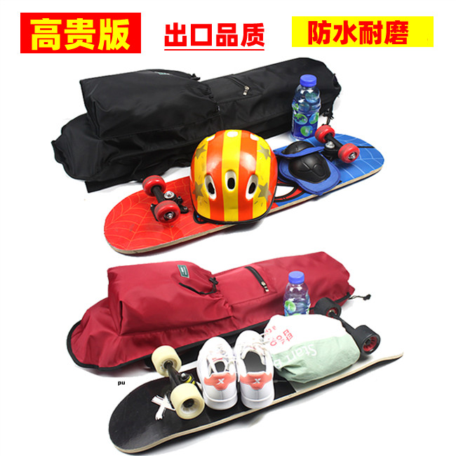Saco de skate de grande capacidade à prova dwaterproof água duplo Rocked Longboard terra prancha de surf grande saco de