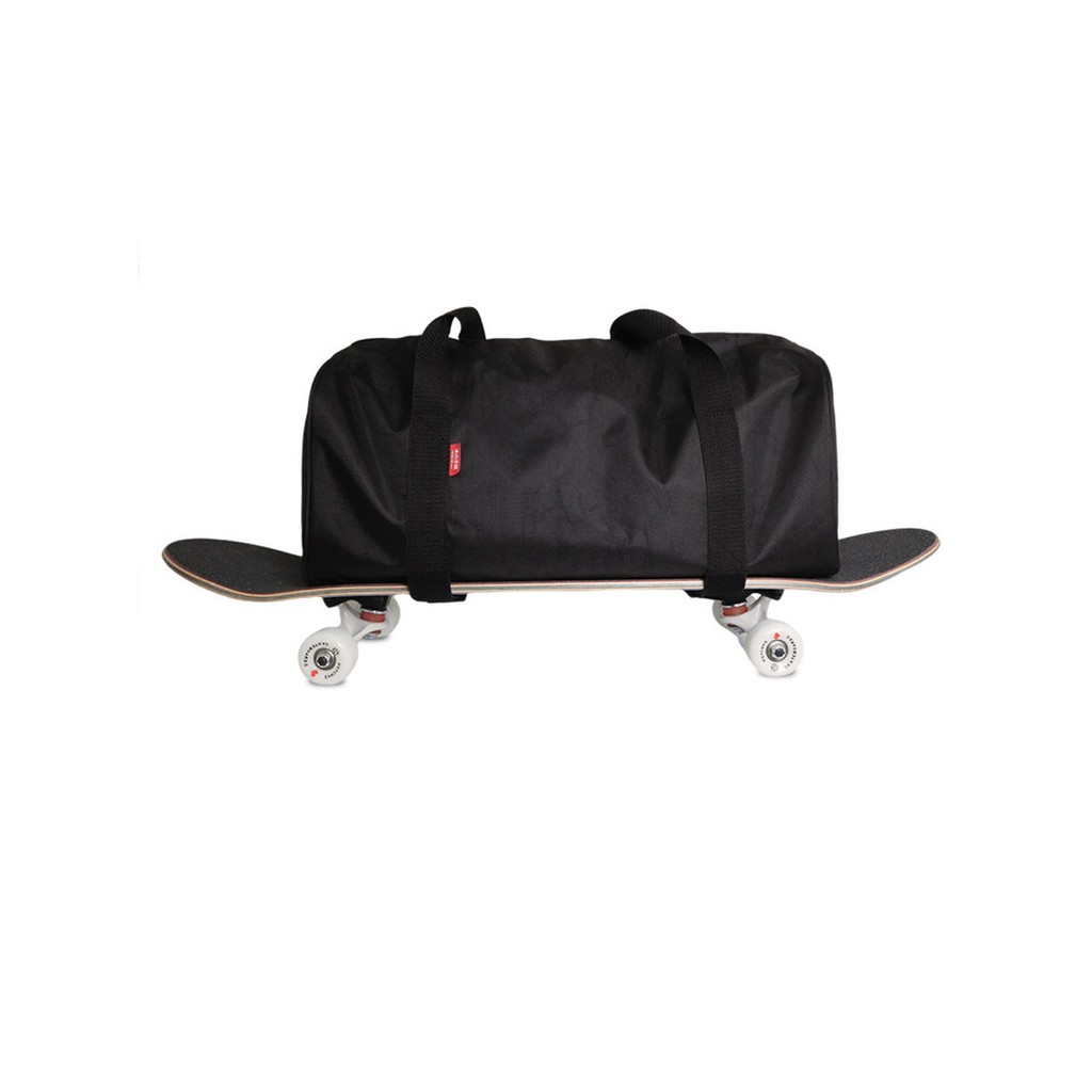 Ponto de ebulição cilíndrico skate saco profissional duplo-Rocked skate saco de equipamentos de proteção pode ser instal