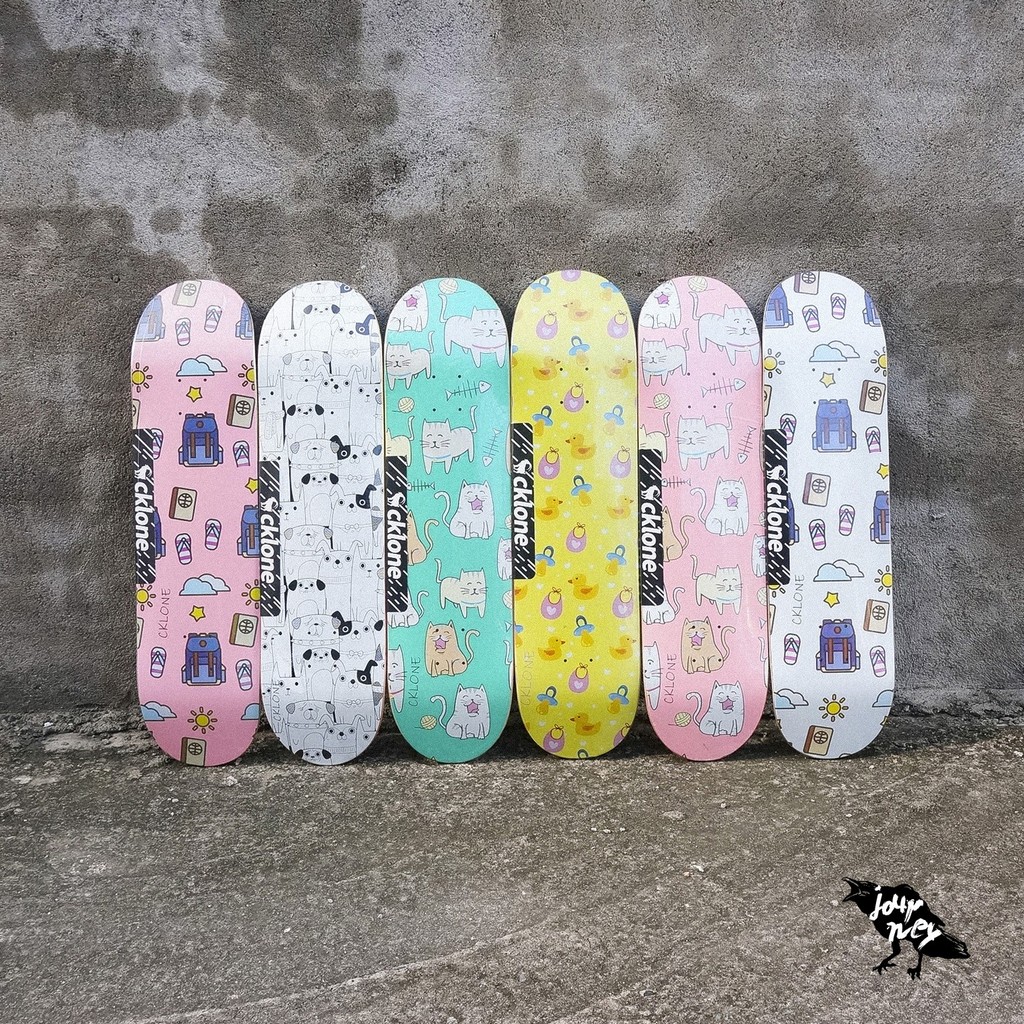 Gravidade CKLONE Skate Superfície Profissional Double-Rocked Quatro Rodas Stunt Street Skate Bonito Urso Rosa Bonito