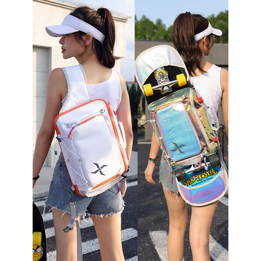 XXXsnow novo estilo saco de skate terra prancha saco duplo Rocked estrada chong grande peixe pequeno saco de placa de pe