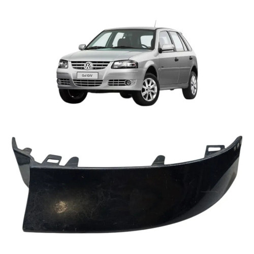 Moldura Lanterna Traseira Gol G4 2006/2014 Direito Preto