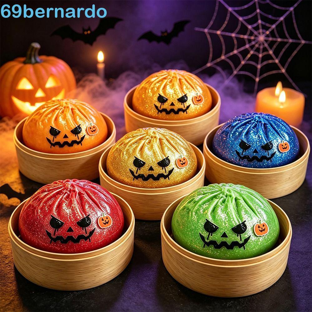 BERNARDO Dumpling Squishes , Bolas Sensoriais Gigantes De Coque De Arco-Íris , Brinquedo Mole Macio E Fofo Em Formato De