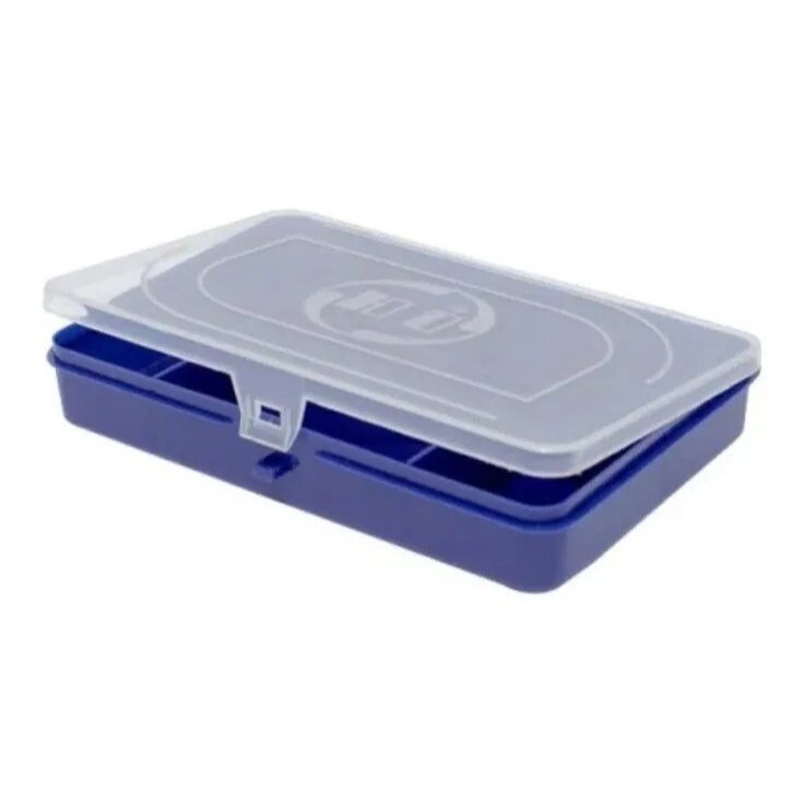 Estojo Para Pesca H I - 7 Divisões - 9x14 - Azul - Portátil