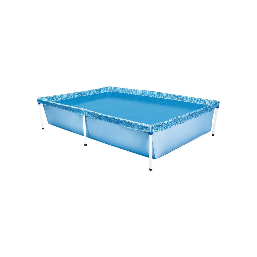 Piscina Retangular Pequena 1000 Litros Portátil - Mor Azul Água
