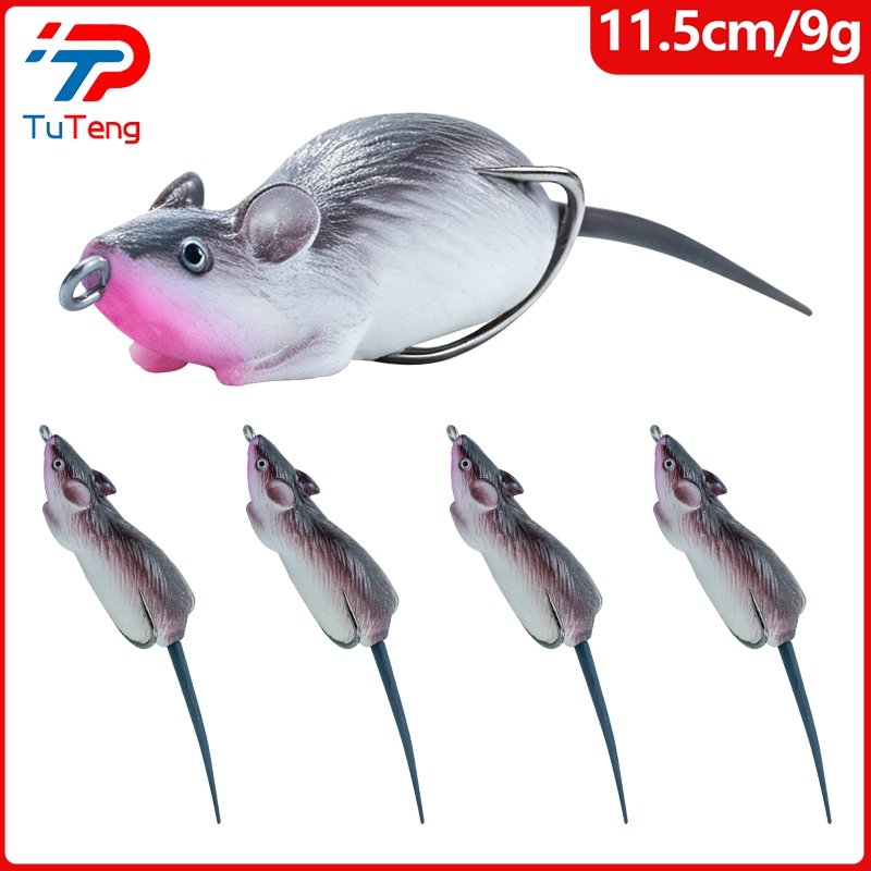 Sapo Rato Thunder Simulada | Duplo Anzol Anti-Enrosco 11,5cm 9g | Ideal para Traíra em Vegetação Densa Atacado e Varejo