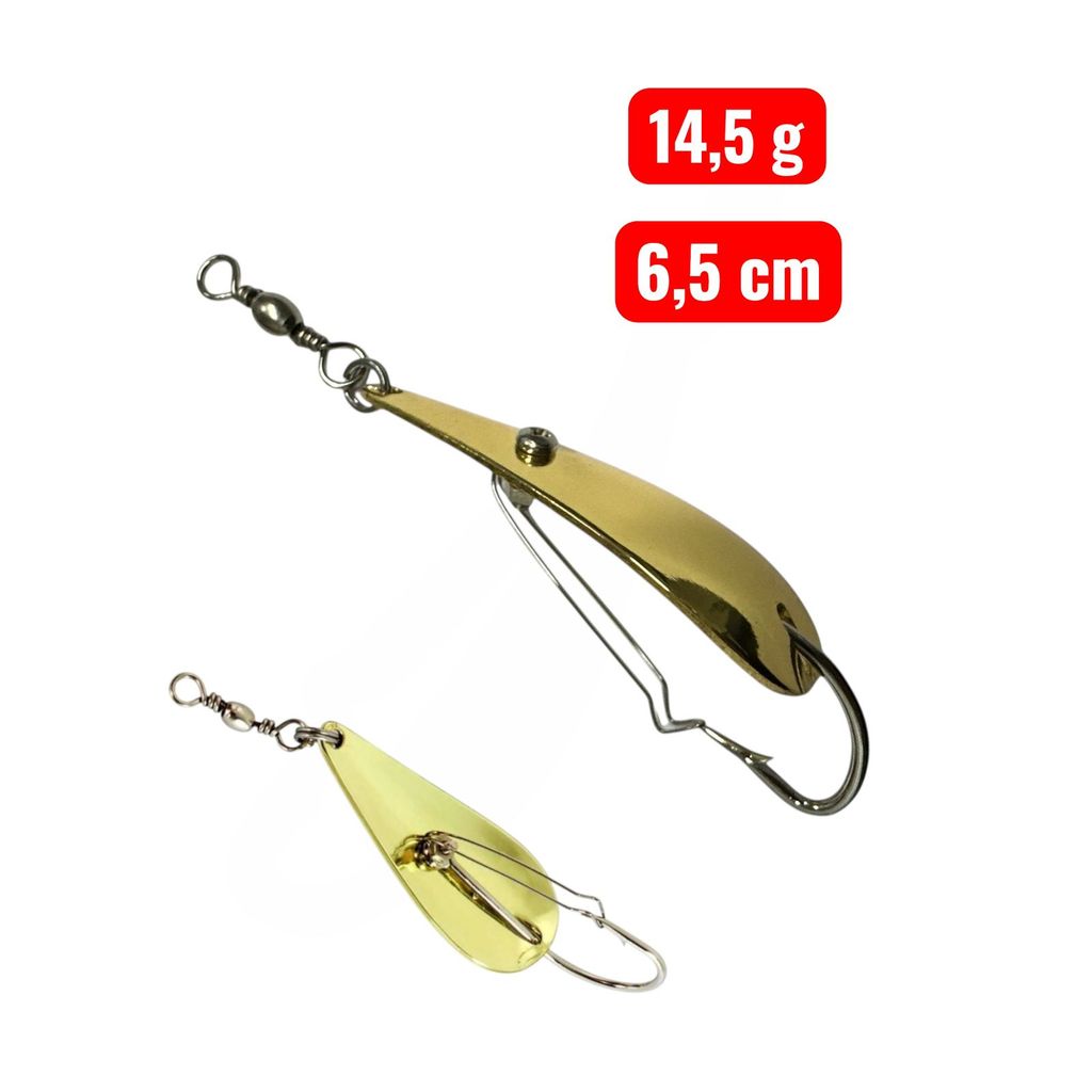 Colher Tadicional LORI nº 3 Anti Enrosco - 6,5cm 14,5g - OURO