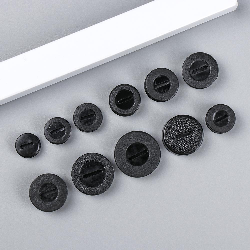 10 Peças Tampas De Suporte De Escova 13mm/14mm/15mm/16mm Acessórios De Ferramentas Elétricas De Plástico Preto