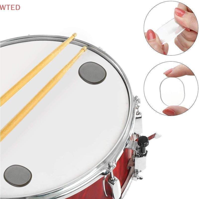 Conjunto de 6 peças de pads de silicone para bateria, projetados para controlar o som de sua bateria e reduzir seu volum
