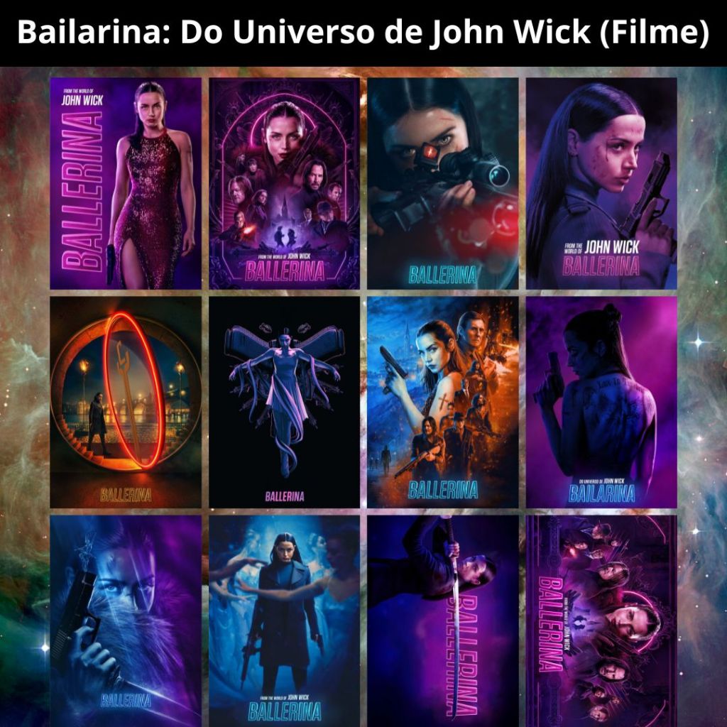 Placa Decorativa MDF (14x20cm ou 20x28cm) Bailarina: Do Universo de John Wick (Filme) - Quadro Parede & Decoração