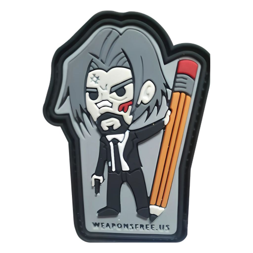 Patch Emblema John Wick Lapis 3d Emborrachado com Velcro