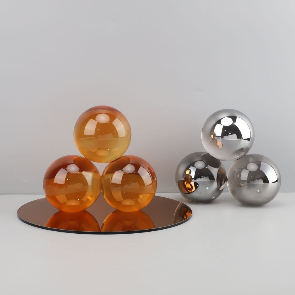 RVRP Modern minimalist, light luxury geometric spherical crystal ornaments, suitable for display in model rooms, on offi