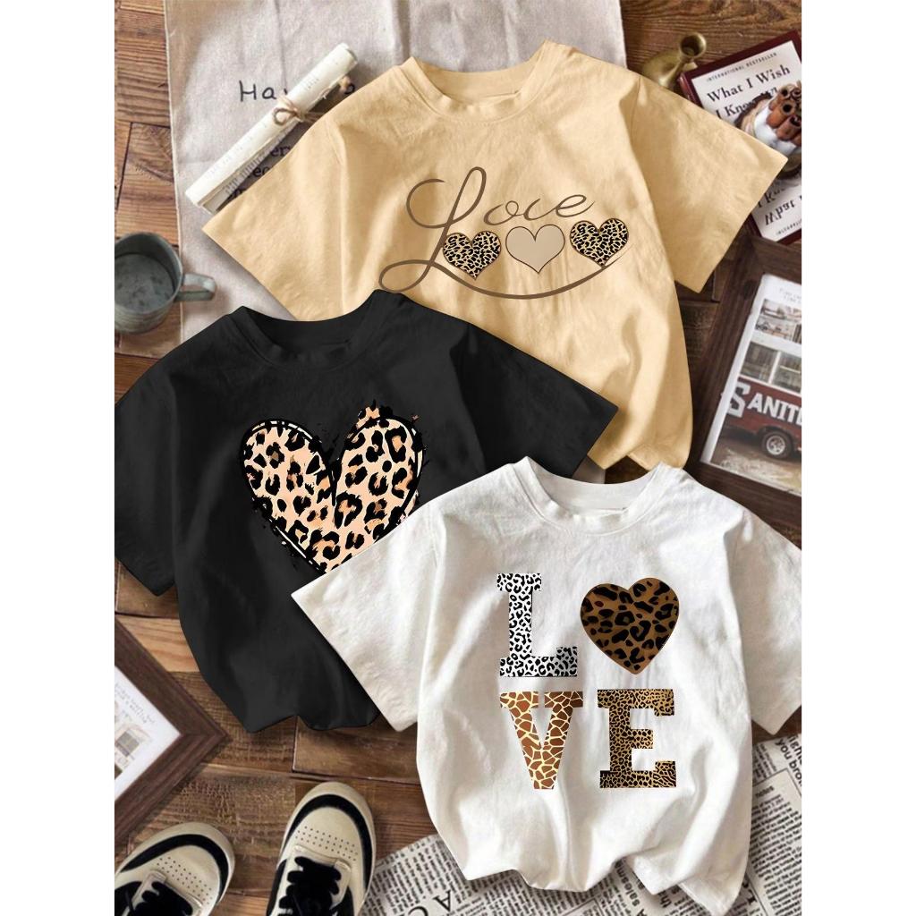 Kit 3 camisetas Algodão Premium Streetwear Casual Basicas Love Vintage
