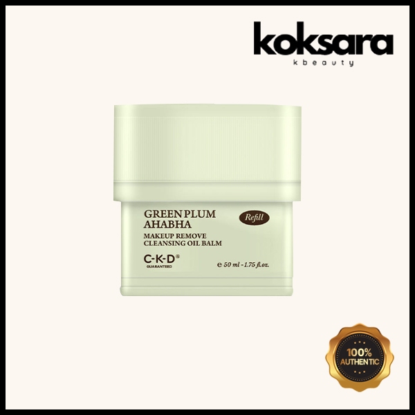 CKD Green Plum AHA BHA Makeup Zero Grind-in Cleansing Oil Balm Refill 50g