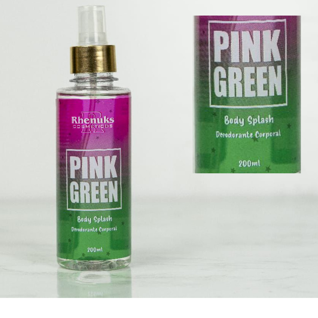 Body Splash Rhenuks Pink green